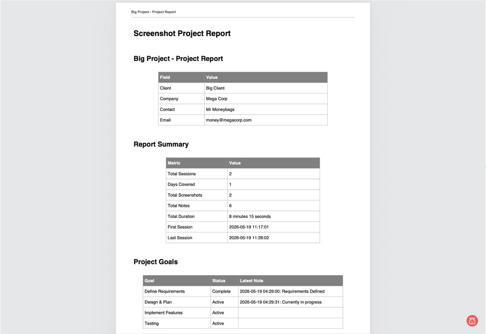 Report Redesign Showing New Cohesive Table Design